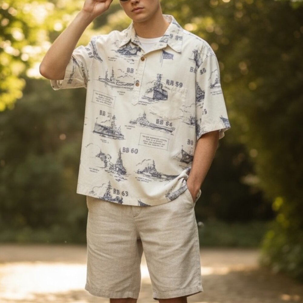 Combat Collection Men's Battleship Shirt M